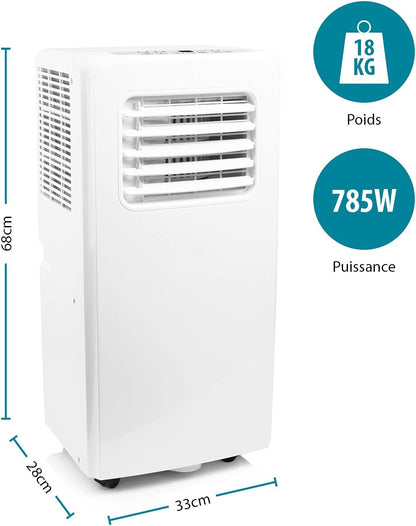 Tristar AC-5477 3-in-1 Mobile Air Conditioner, Cool, Ventilate, Dehumidify, 7000 BTU, 2.05 kW