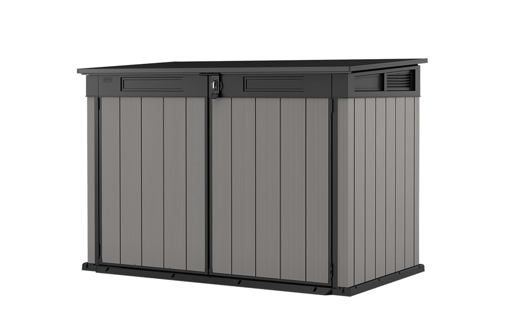 Keter Store It Out Ultra Outdoor Garden Storage Shed, 177 x 113 x 134 cm - Beige and Brown