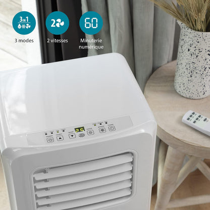 Tristar AC-5477 3-in-1 Mobile Air Conditioner, Cool, Ventilate, Dehumidify, 7000 BTU, 2.05 kW