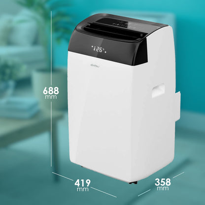 Daitsu Alisios Premium APD12FCX Aire Acondicionado Portátil con Bomba de Calor WiFi 3009 Fridge