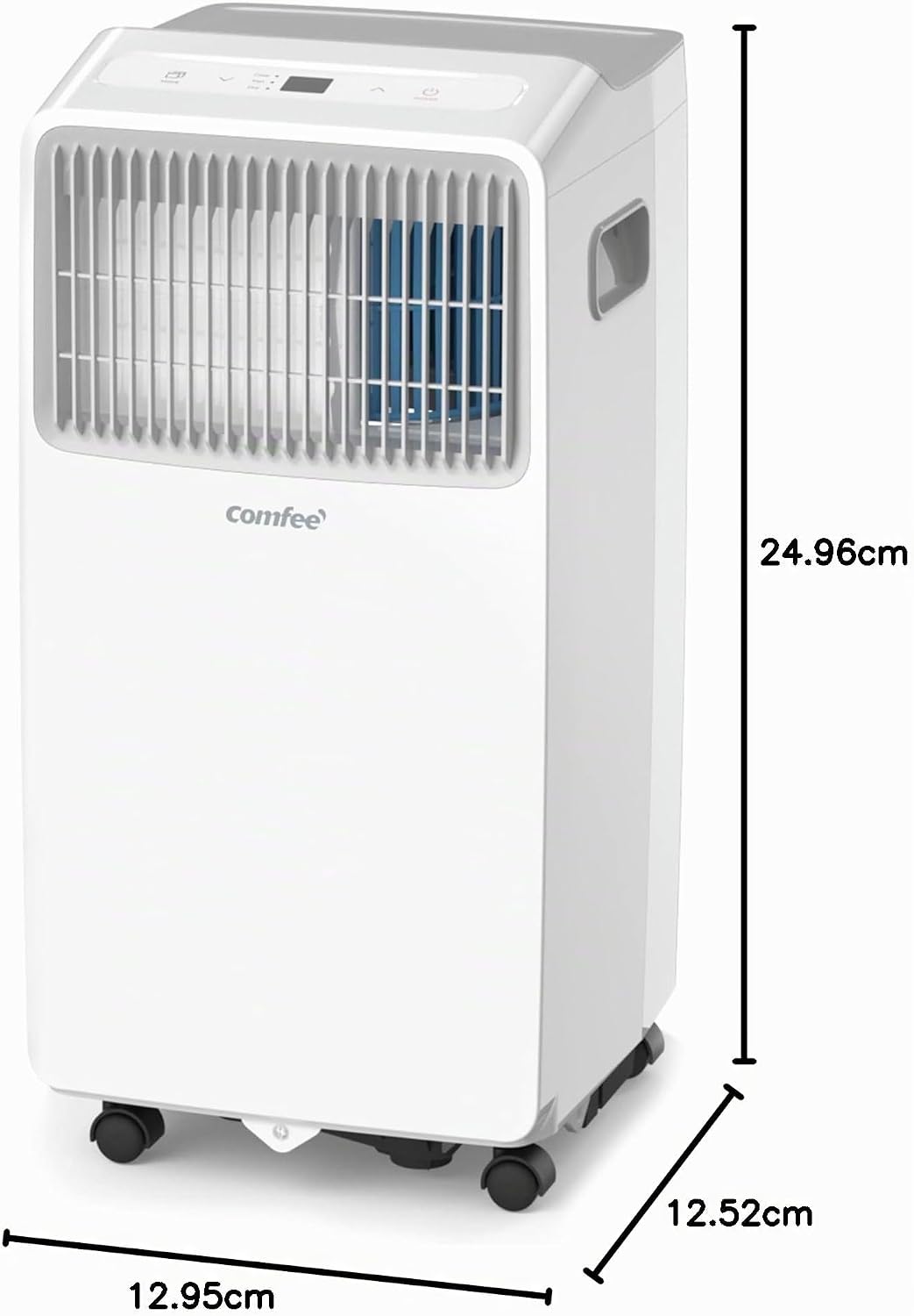 Comfee Mobile Air Conditioner 7000 BTU/H 2kW, 3-IN-1 Air Conditioning, Follow Me Function, Timer, Remote Control, For Living Room and Bedroom 25㎡/68m³, MPPHA-07CRN7, EER A, R290