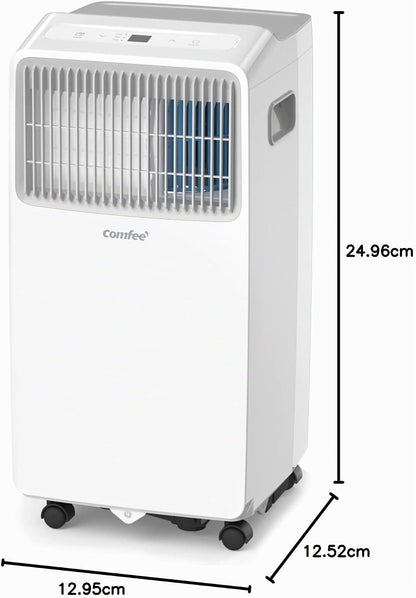 Comfee Mobile Air Conditioner 7000 BTU/H 2kW, 3-IN-1 Air Conditioning, Follow Me Function, Timer, Remote Control, For Living Room and Bedroom 25㎡/68m³, MPPHA-07CRN7, EER A, R290