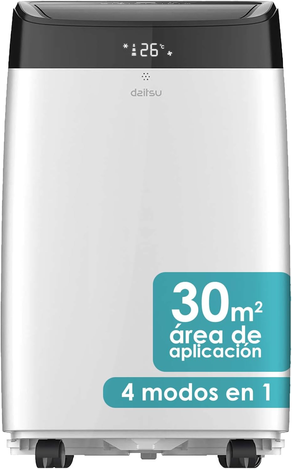 Daitsu Alisios Premium APD12FCX Aire Acondicionado Portátil con Bomba de Calor WiFi 3009 Fridge