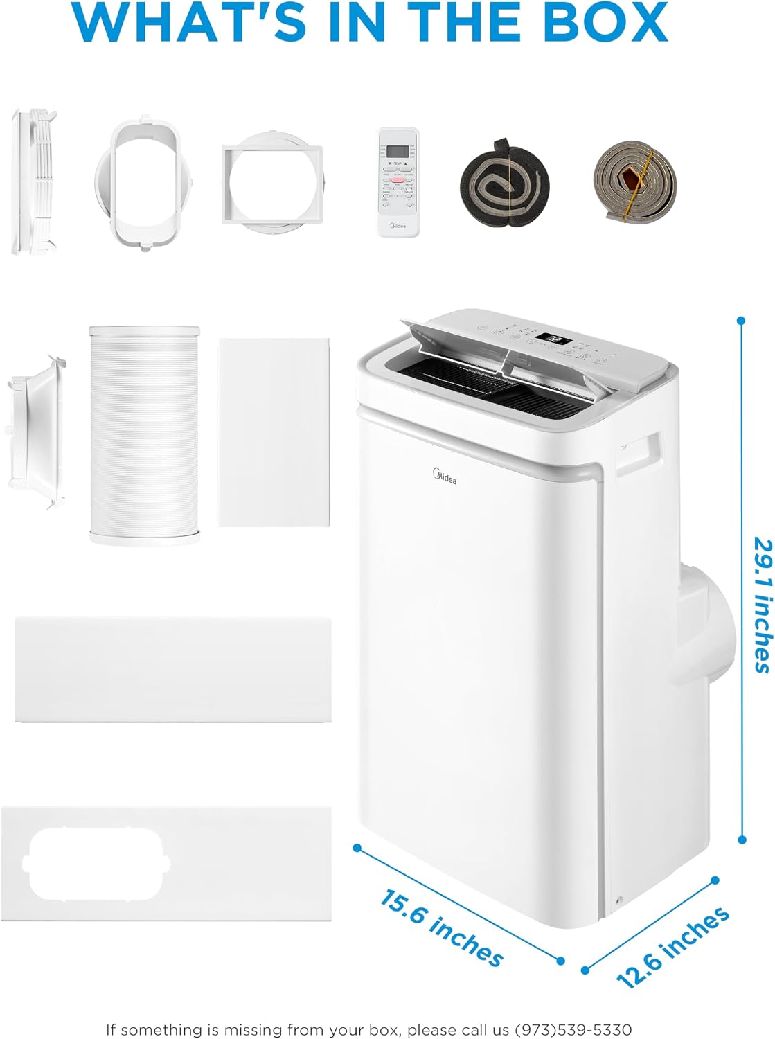 MIDEA PortaSplit Mobile Parent Air Conditioner