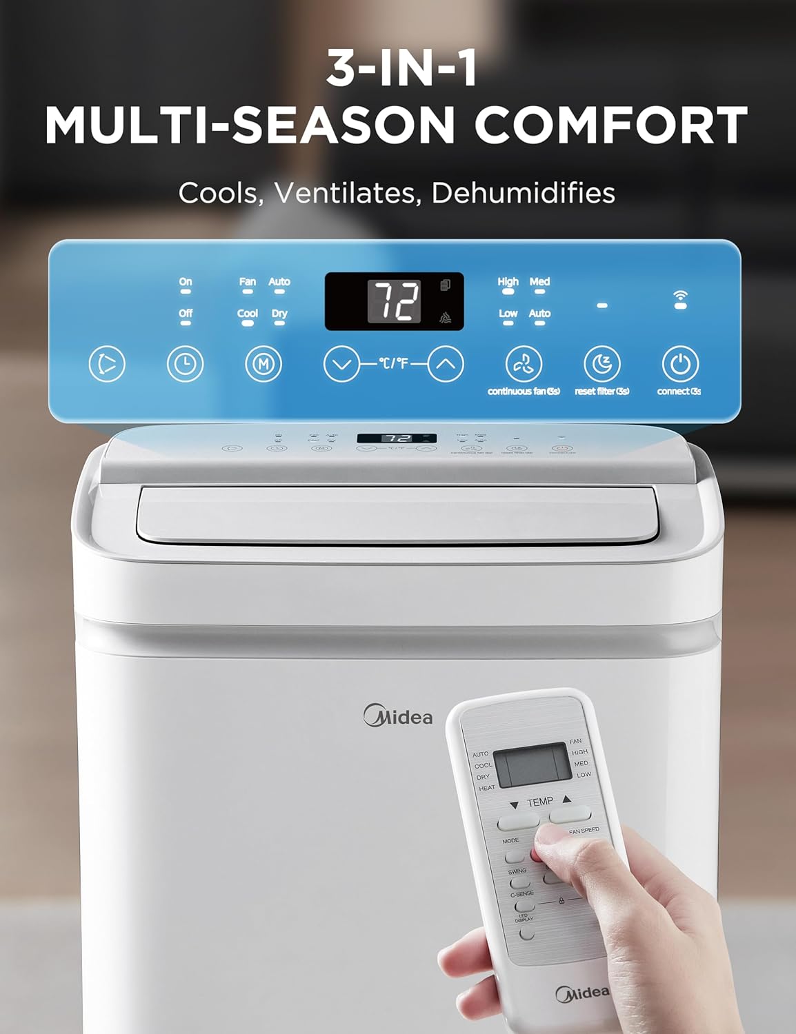 MIDEA PortaSplit Mobile Parent Air Conditioner