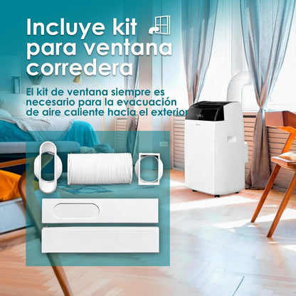 Daitsu Alisios Premium APD12FCX Aire Acondicionado Portátil con Bomba de Calor WiFi 3009 Fridge
