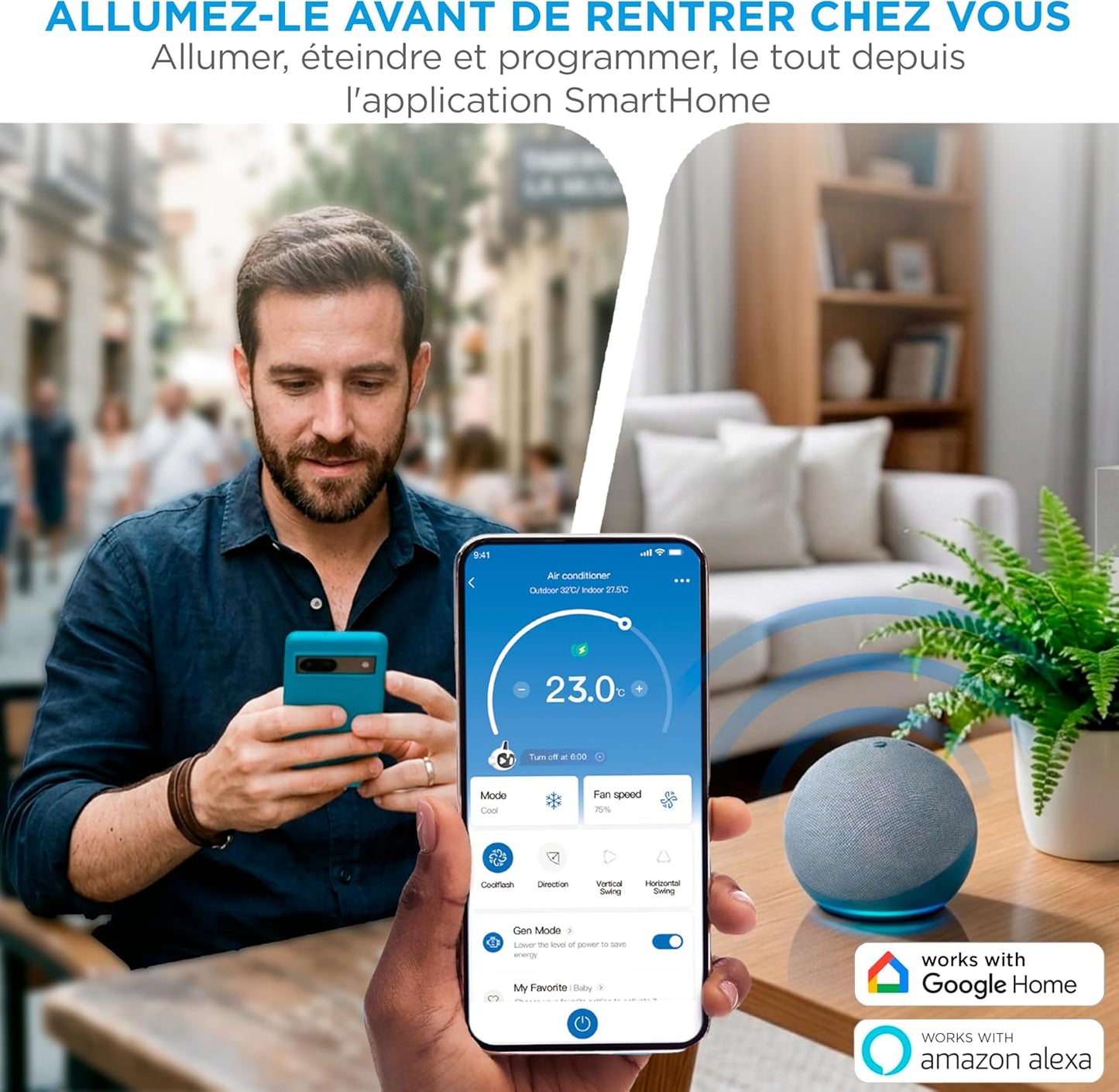 MIDEA Silent Mobile Air Conditioner 12000 BTU with Evacuation | 4 in 1: Air Conditioning, Ventilation, Dehumidification, Sleep | Portable Air Conditioner with App Control & Remote Control | Window Kit Included